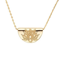 Load image into Gallery viewer, By Charlotte - Lotus Short Necklace - Gold
