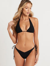 Load image into Gallery viewer, Bound Swimwear - The Sofie Triangle Eco - Black / Neon Green
