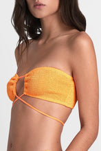 Load image into Gallery viewer, Bound Swimwear - The Margarita Bandeau Eco - Tangerine
