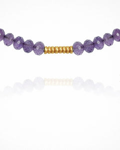 Rhodes - Necklace Amethyst Gold