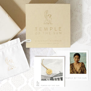 Temple Of The Sun - Crista Necklace - Gold