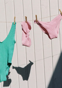 Bound Swimwear - Sahara Bandeau - Baby Pink Eco