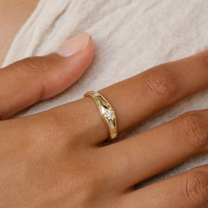 By Charlotte - Align Your Soul Ring - Gold