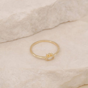 By Charlotte - Trust Your Intuition Ring - Gold