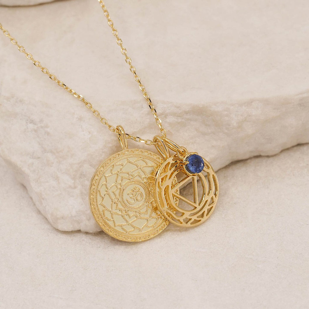 By Charlotte - I Create My Reality, Third Eye Chakra Necklace - Gold