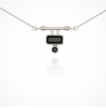Load image into Gallery viewer, Joy Necklace - Onyx Silver
