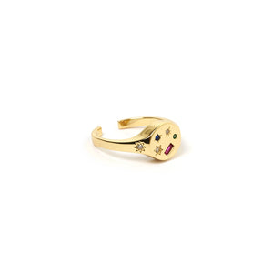 Arms Of Eve - Starry Night Signet Ring - Gold