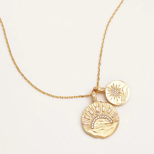 By Charlotte - My Heart is Grateful Necklace - Gold