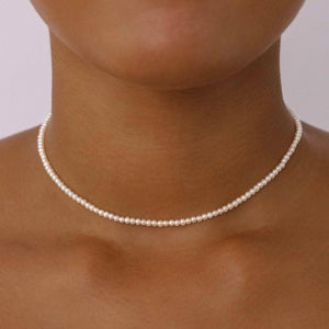 By Charlotte - Live in Peace Pearl Choker - Gold