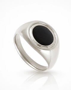 Kosmos - Ring Onyx Silver