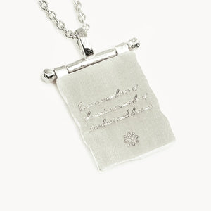 By Charlotte - Wanderer Necklace - Silver