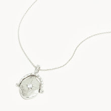 Load image into Gallery viewer, By Charlotte - North Star Spinner Necklace - Silver
