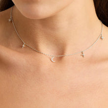 Load image into Gallery viewer, By Charlotte - To The Moon And Back Choker - Silver
