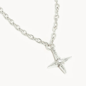 By Charlotte - To The Moon And Back Choker - Silver