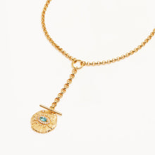Load image into Gallery viewer, By Charlotte - Awaken Lariat Fob Necklace - Gold
