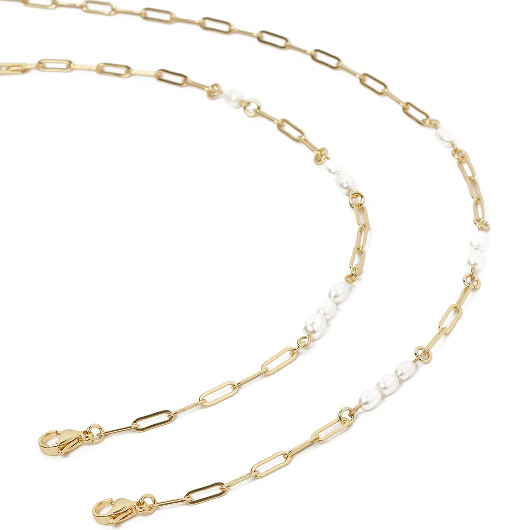 Arms Of Eve - Ophelia Pearl Sunglasses Chain - Gold