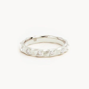 By Charlotte - Cosmic Crystal Ring - Silver
