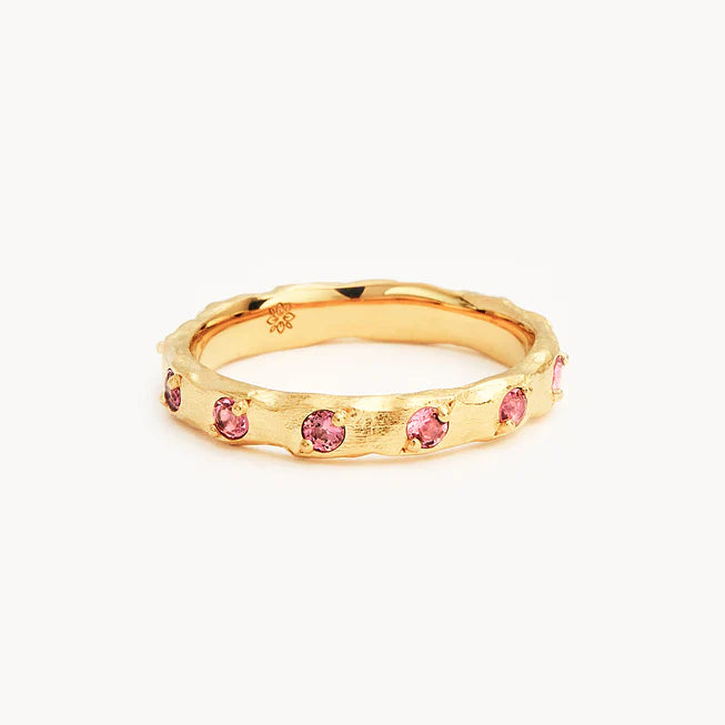 By Charlotte - Cosmic Tourmaline Ring - Gold
