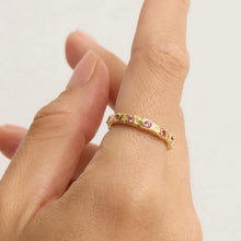 Load image into Gallery viewer, By Charlotte - Cosmic Tourmaline Ring - Gold
