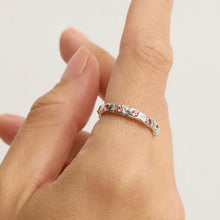Load image into Gallery viewer, By Charlotte - Cosmic Tourmaline Ring - Silver

