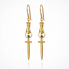 Load image into Gallery viewer, Temple Of The Sun - Alexa Earrings - Gold
