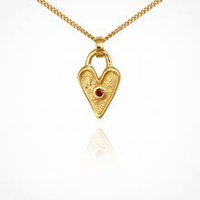 Load image into Gallery viewer, Temple Of The Sun - Amore Necklace - Gold
