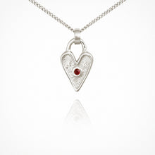 Load image into Gallery viewer, Temple Of The Sun - Amore Necklace - Silver

