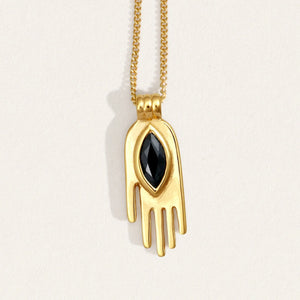 Temple Of The Sun - Amulet Necklace - Gold