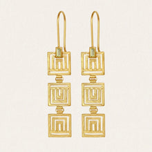Load image into Gallery viewer, Temple Of The Sun - Ariadne Earrings - Gold
