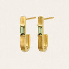 Load image into Gallery viewer, Temple Of The Sun - Cala Peridot Earrings - Gold
