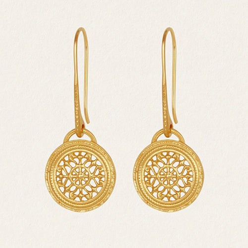 Temple Of The Sun - Dafni Earrings - Gold