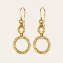 Load image into Gallery viewer, Temple of the Sun - Eliane Earrings - Gold
