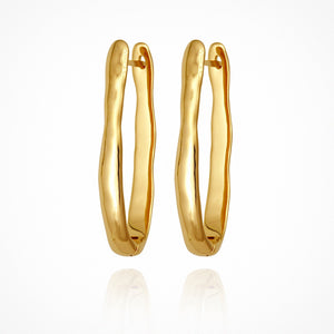 Temple Of The Sun - Kaolin Earrings - Gold