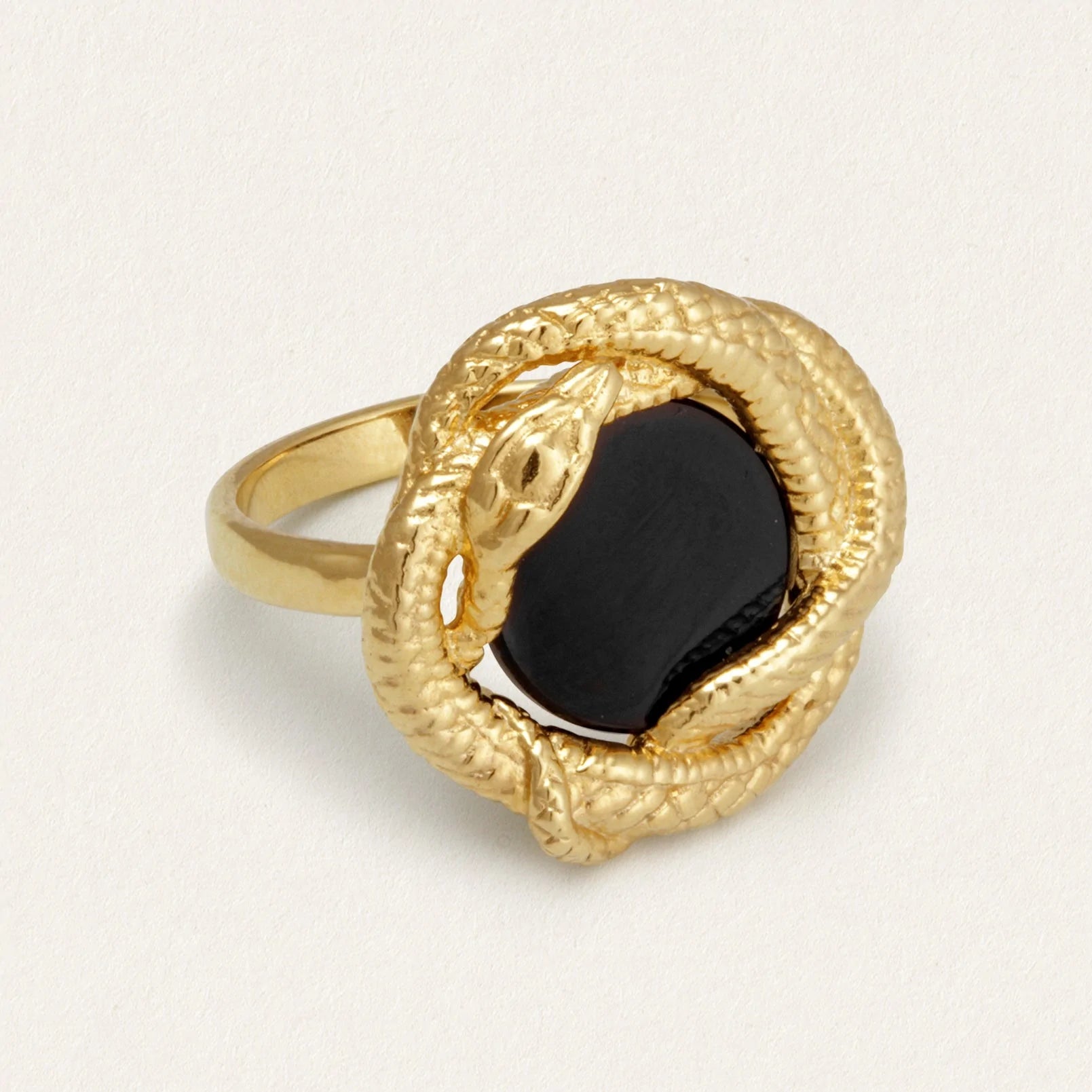 Temple of the Sun - Mehen Ring - Gold – Three Stories