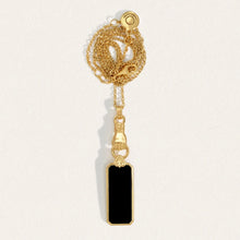 Load image into Gallery viewer, Temple Of The Sun - Odene Necklace - Gold / Onyx
