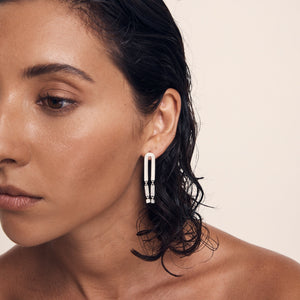 Renata Arch Earrings - Silver