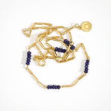 Load image into Gallery viewer, Riviera Necklace - Lapis / Gold
