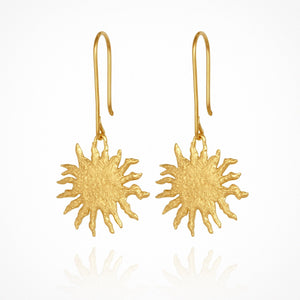 Temple Of The Sun - Soleil Earrings - Gold