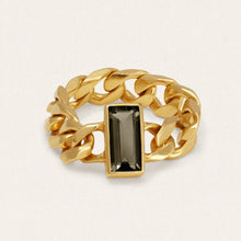 Load image into Gallery viewer, Temple of the Sun - Tigris Chain Ring - Gold
