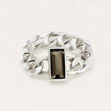 Load image into Gallery viewer, Temple Of The Sun - Tigris Chain Ring - Silver

