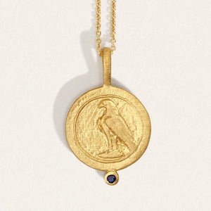 Temple Of The Sun - Virago Coin Necklace - Gold