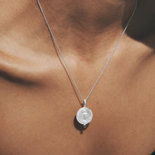 Load image into Gallery viewer, Temple Of The Sun - Virago Coin Necklace - Silver
